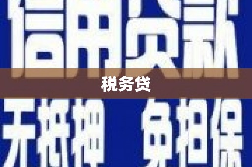 安塞税务贷