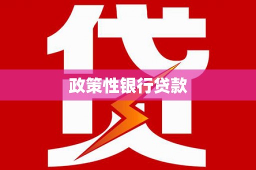 安塞政策性银行贷款