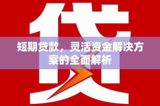 安塞短期贷款，灵活资金解决方案的全面解析