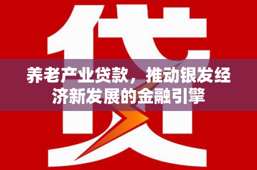 安塞养老产业贷款，推动银发经济新发展的金融引擎