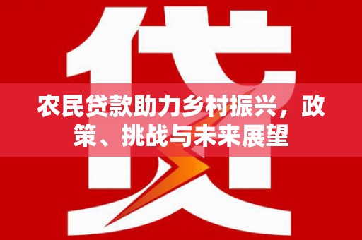 安塞农民贷款助力乡村振兴，政策、挑战与未来展望