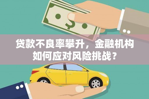 安塞贷款不良率攀升，金融机构如何应对风险挑战？
