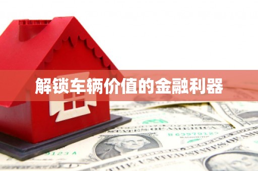 安塞解锁车辆价值的金融利器